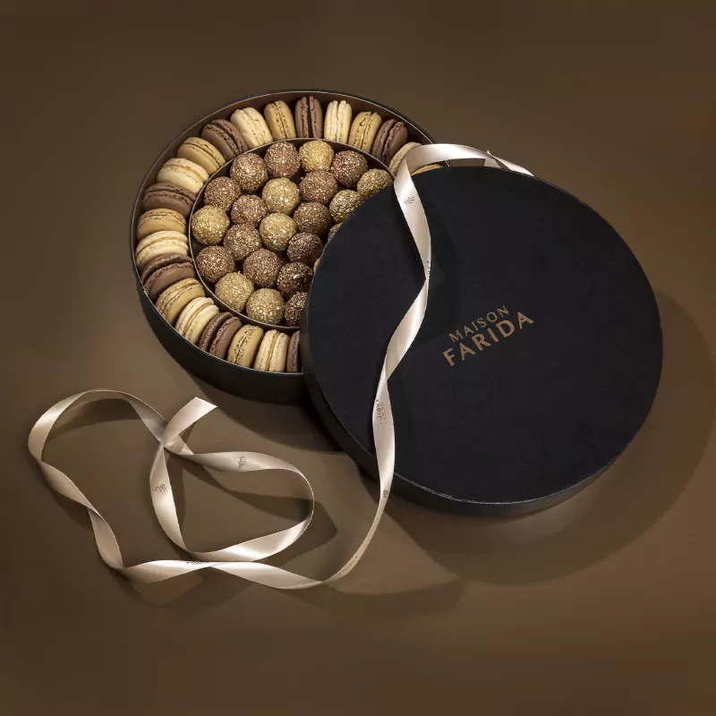 coffret rocher macarons